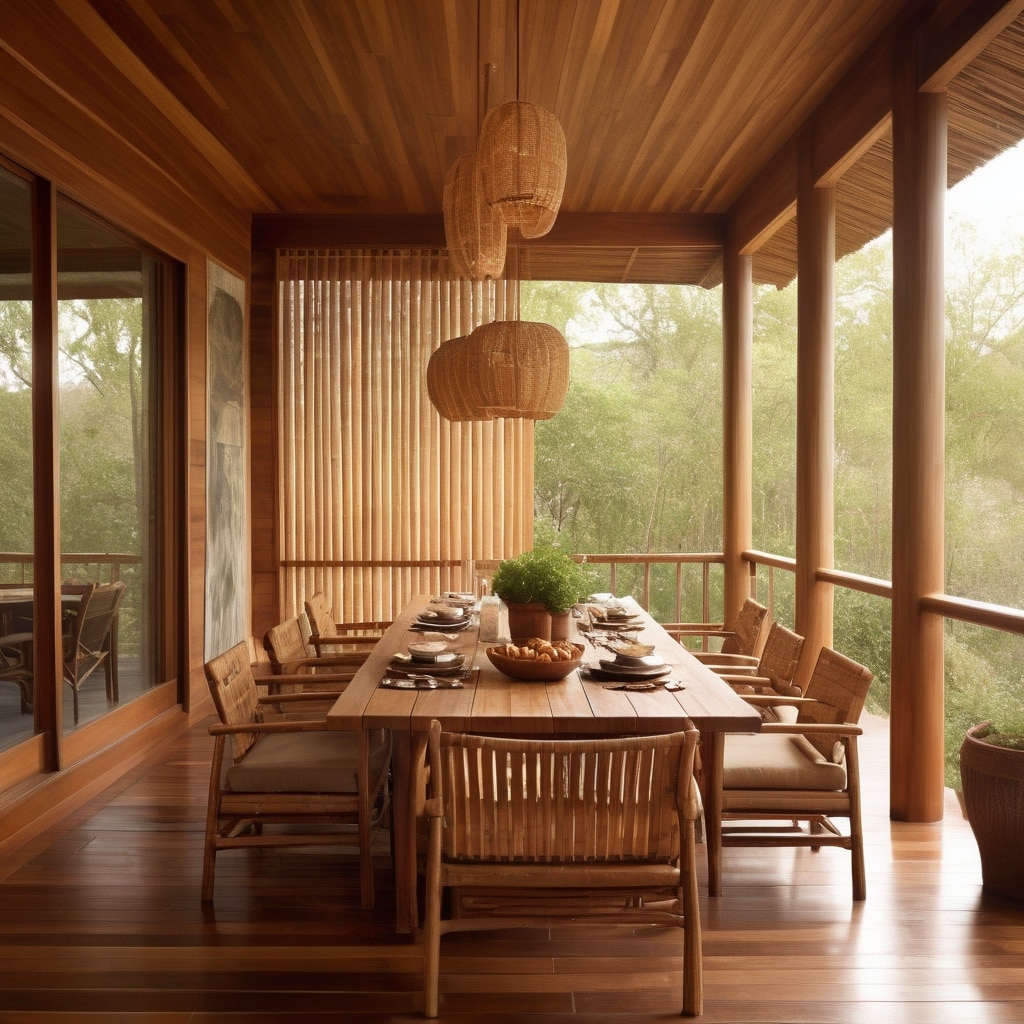 Warm Wood Tones for Organic Harmony