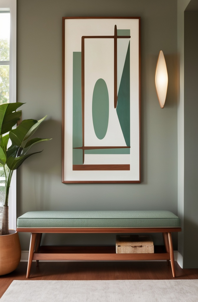 Mid-Century Modern Entryway