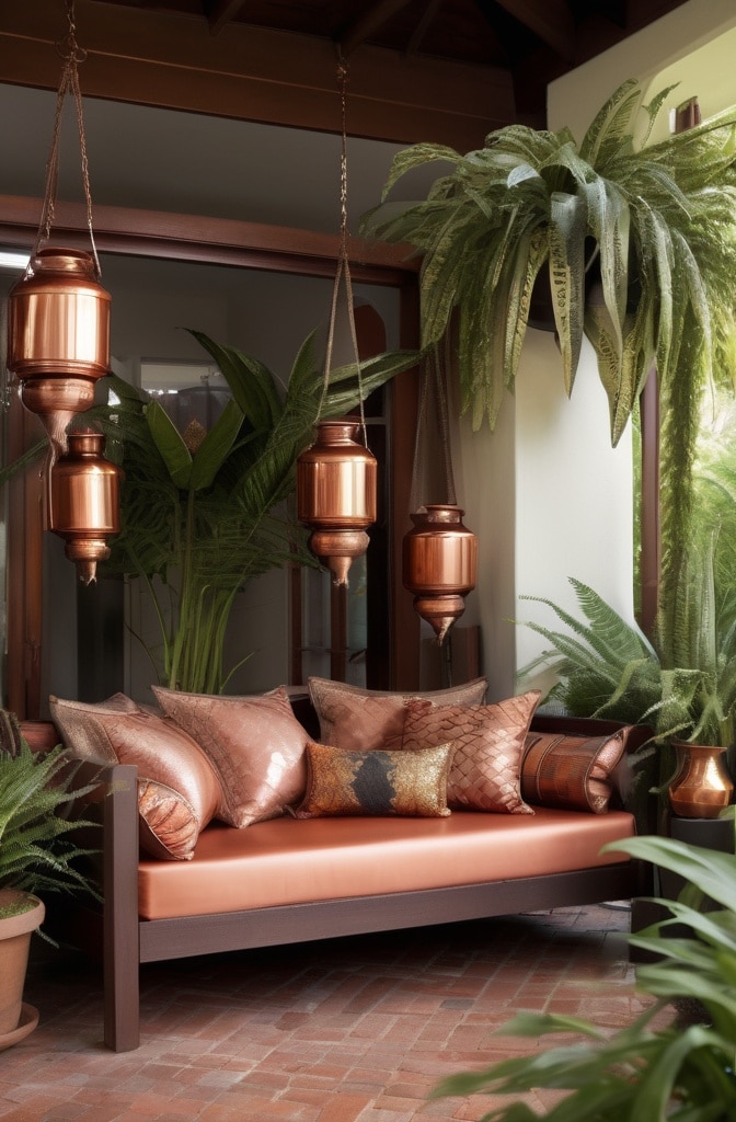 Copper and Bronze Accent Integration
