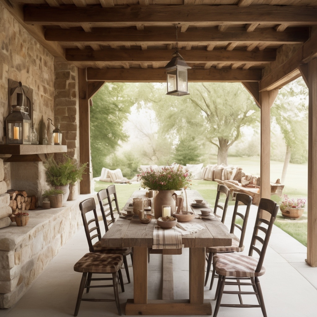 Rustic Browns and Beiges for Farmhouse Warmth