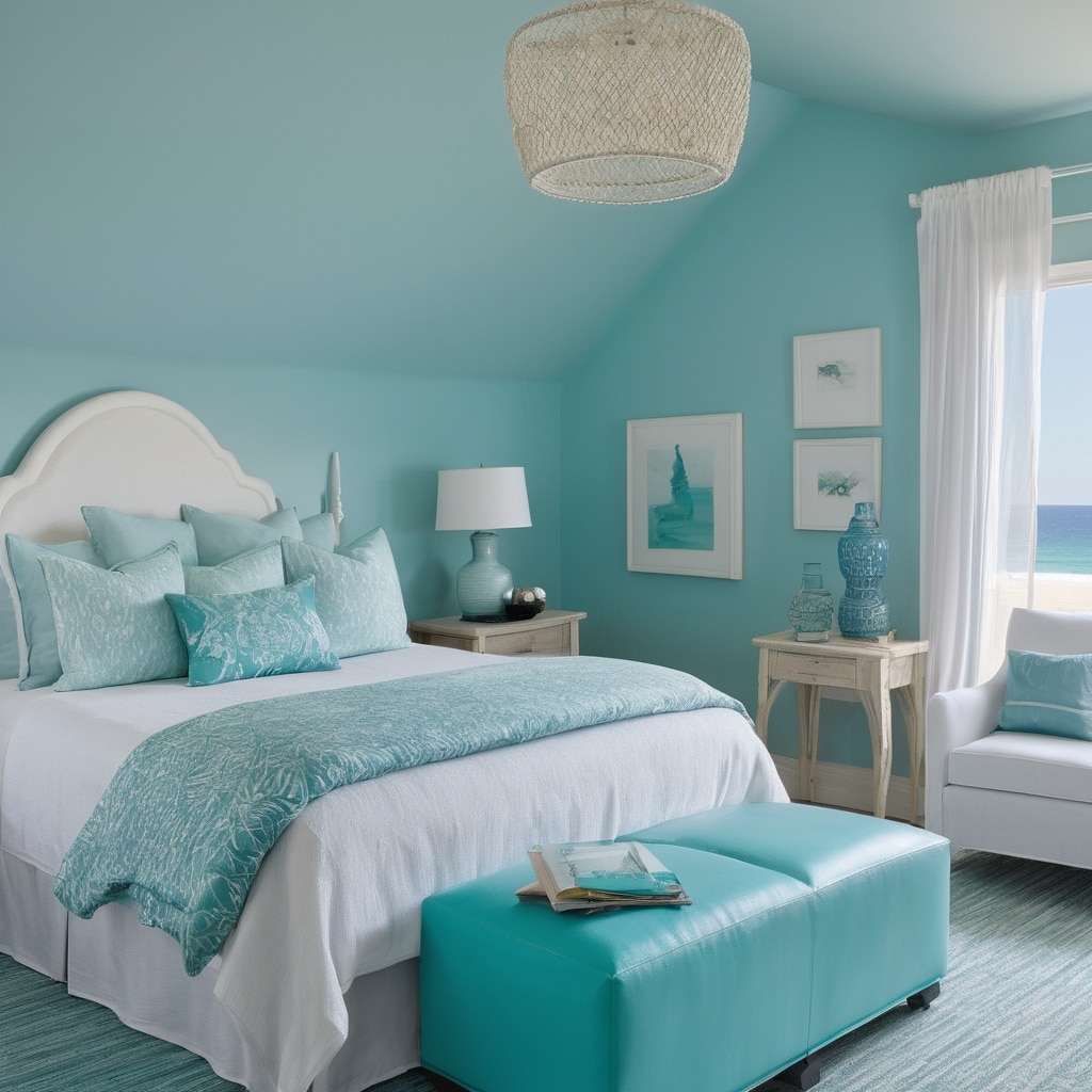 Aqua and Turquoise for Coastal Retreats