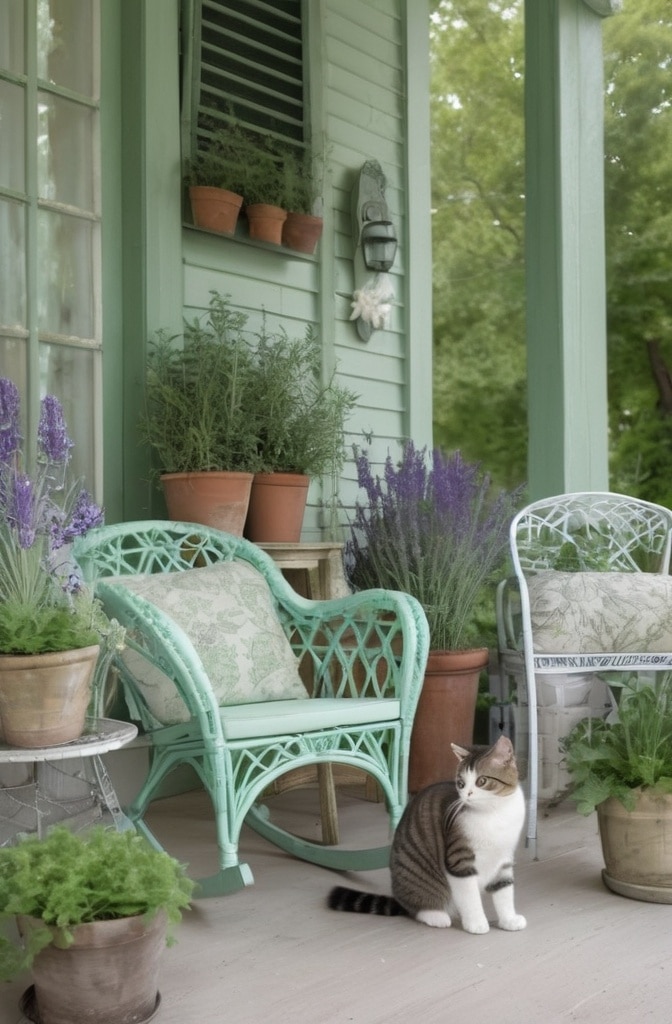 Soft Mint and Sage Green Influences