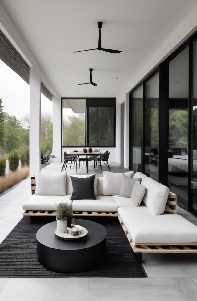 Black and Light Flooring