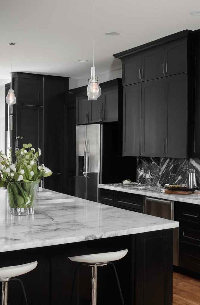 Black and White Kitchens