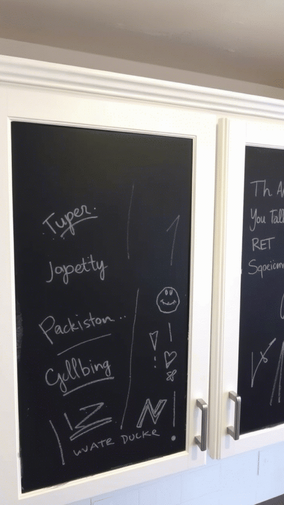Chalkboard Cabinet Doors