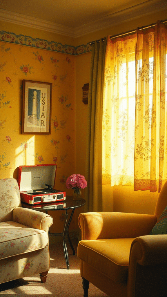 Retro Chic with Sunshine Swirls