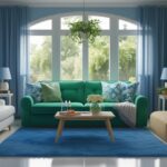 Blue and Green Living Room Ideas
