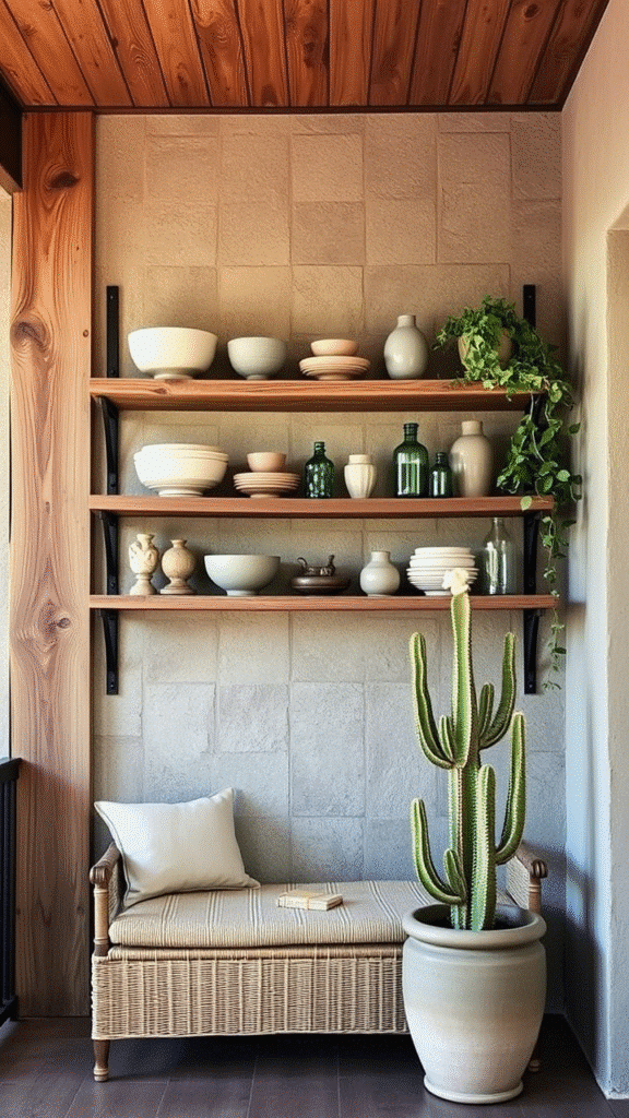 Reclaimed Wood Shelving
