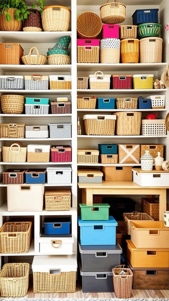 Baskets, Bins, Boxes
