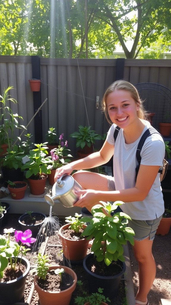 A teeny garden