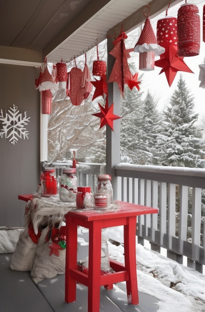 DIY Red Christmas