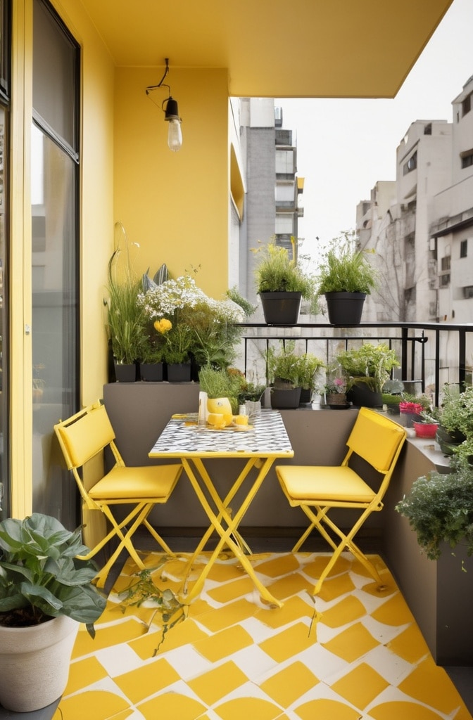 Small Yellow Bathroom Solutions