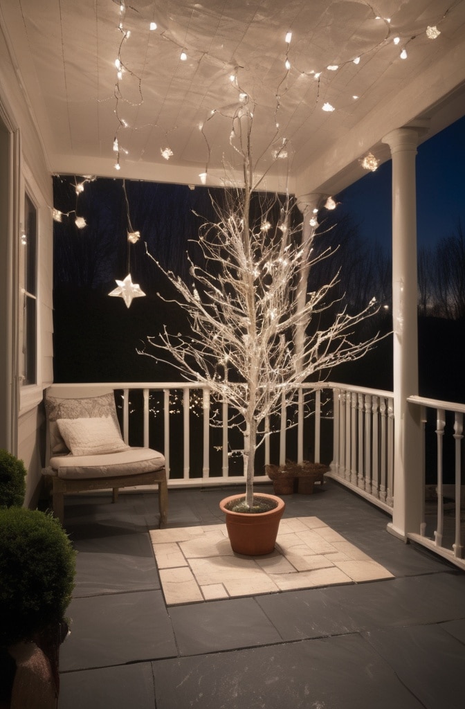 Natural Greenery with White Elements