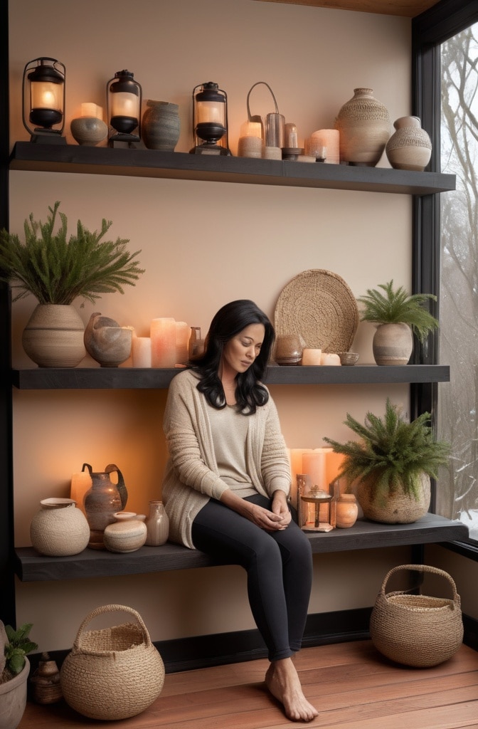 Decorating Shelves Strategically