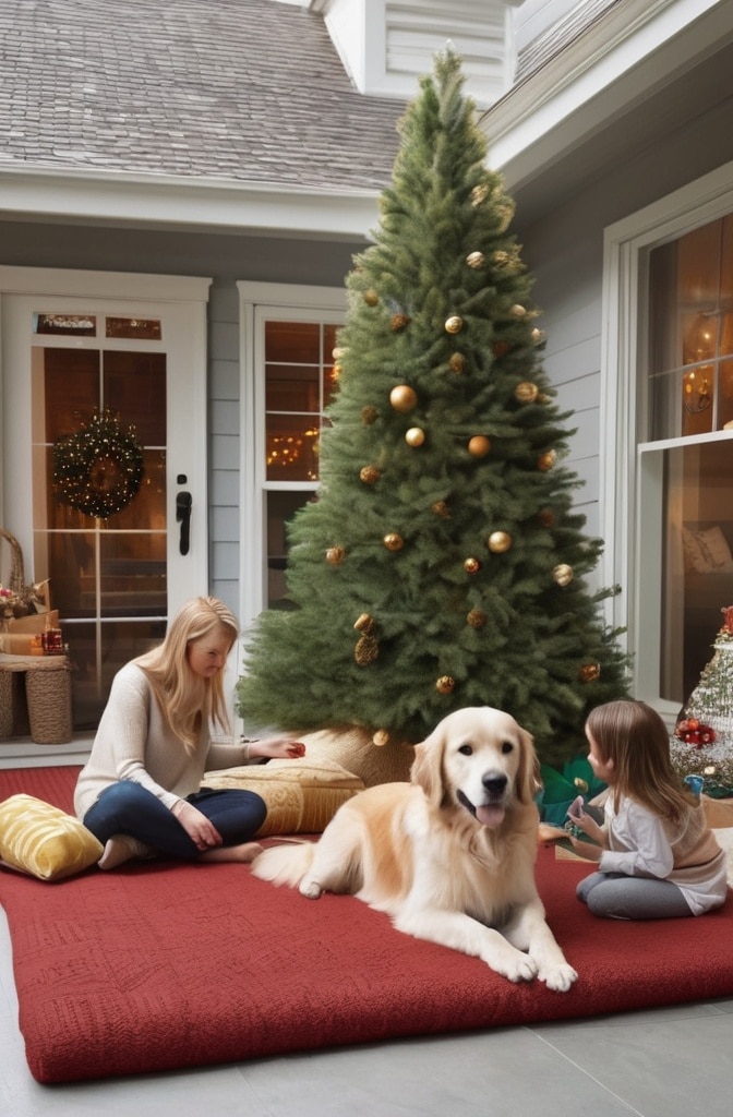 Pet and Child-Friendly Christmas Coziness