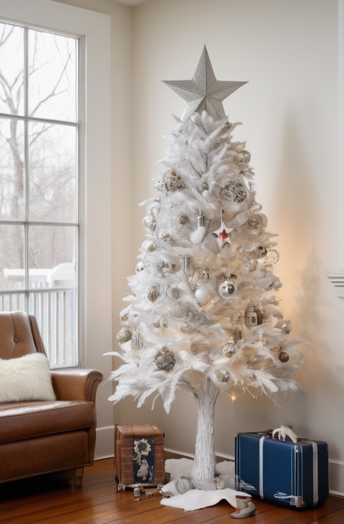 Outdoor White Trees