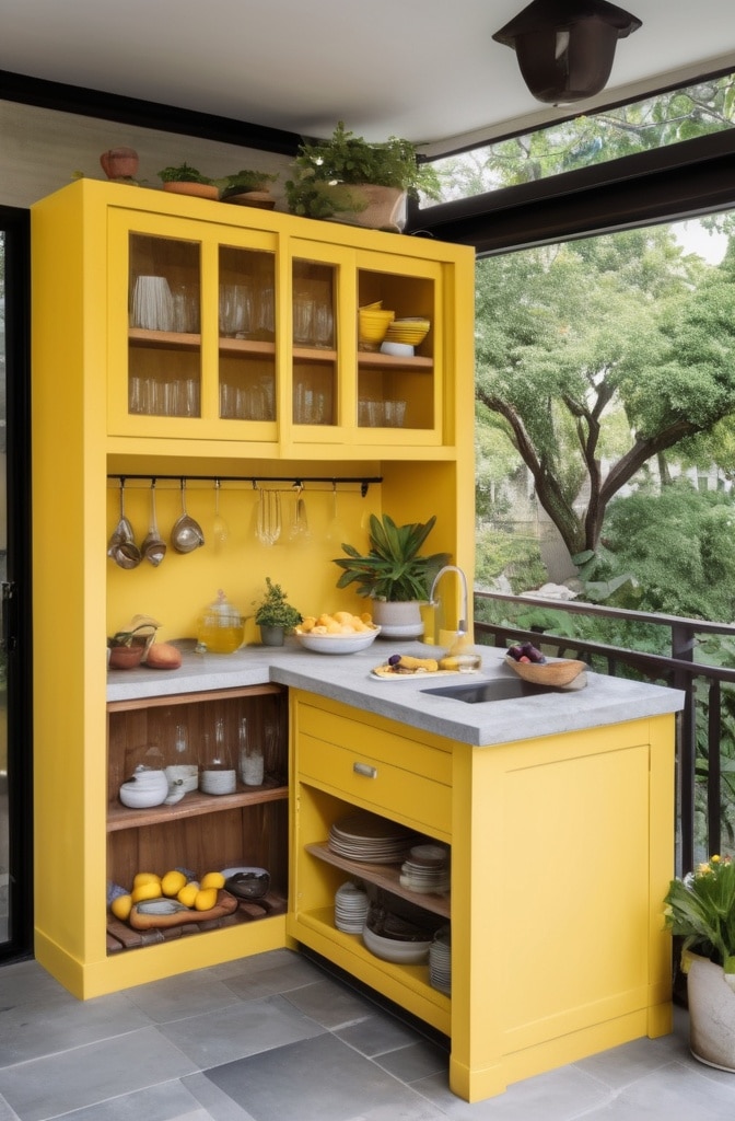 Yellow Cabinet Transformations
