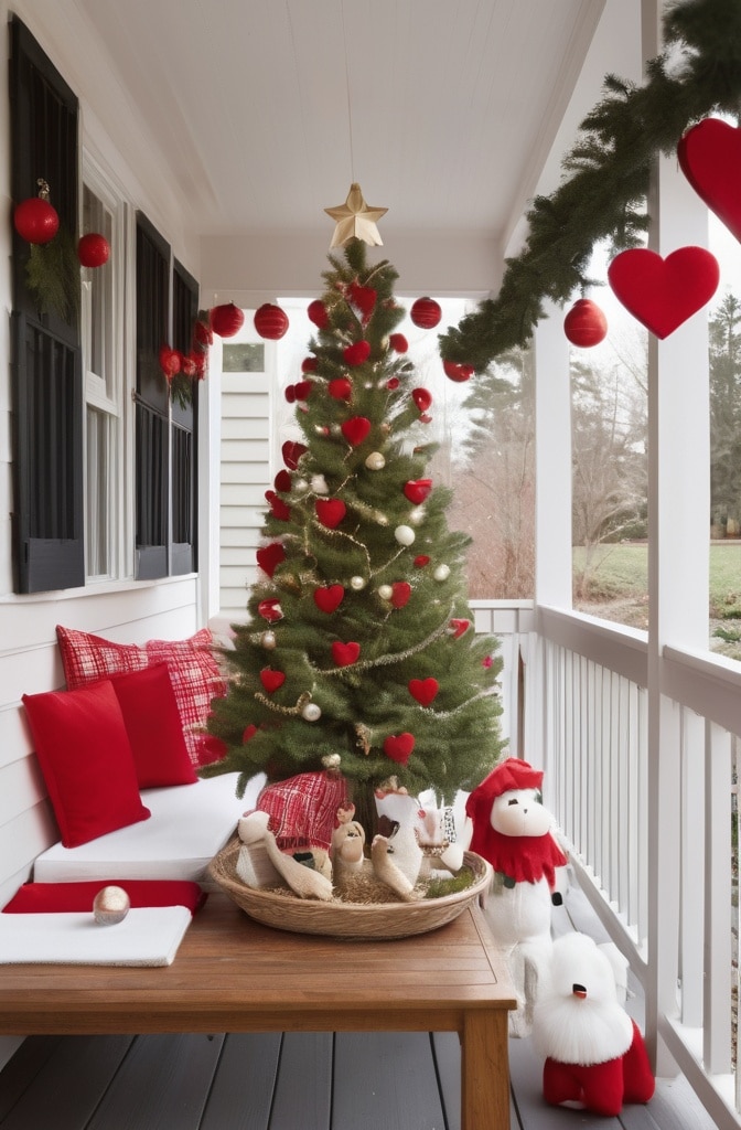 Pet and Child-Friendly Red Christmas Decor
