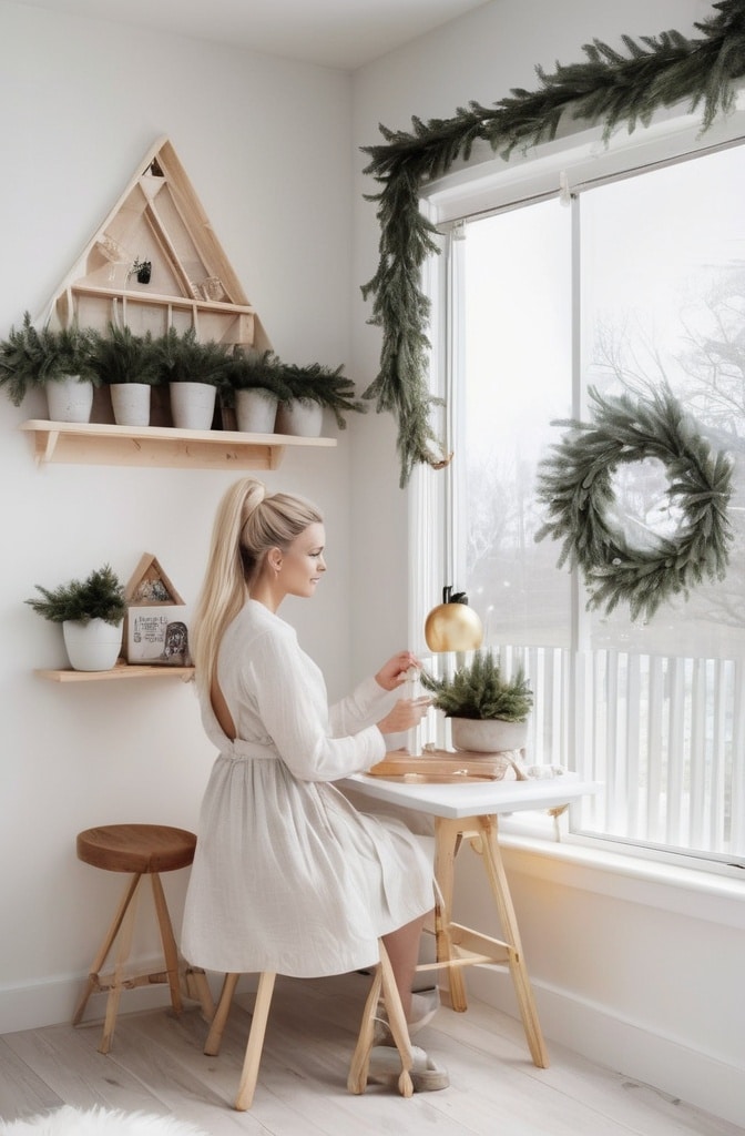 Creating a Festive Focal Wall