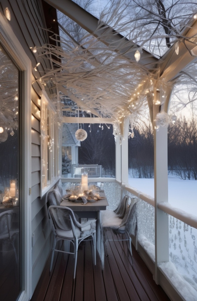 Silver & Clear Ornament Selection