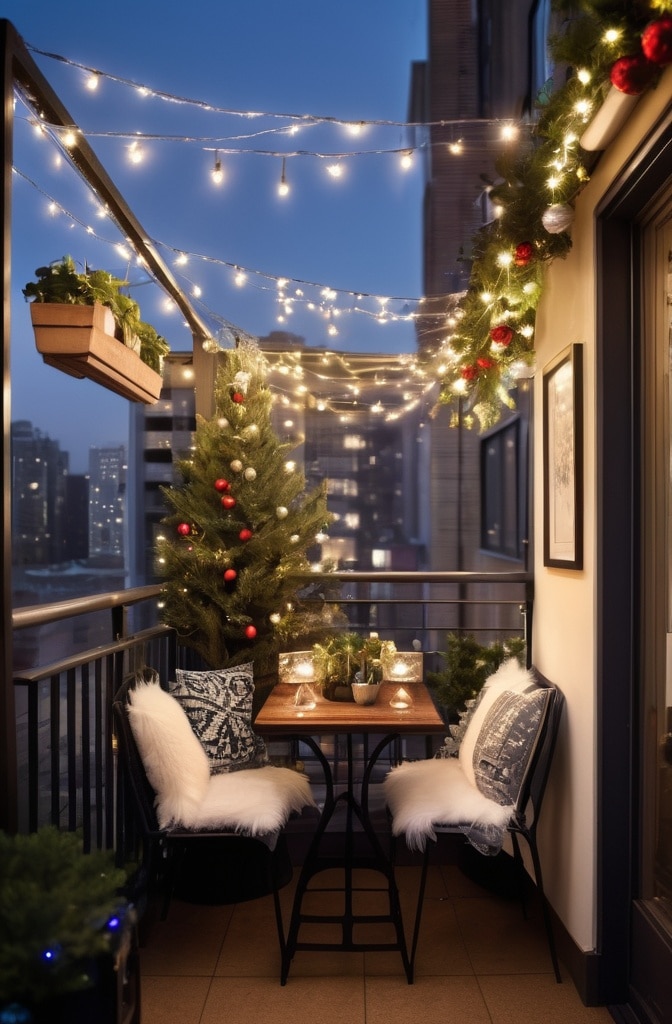 Balcony Christmas Magic