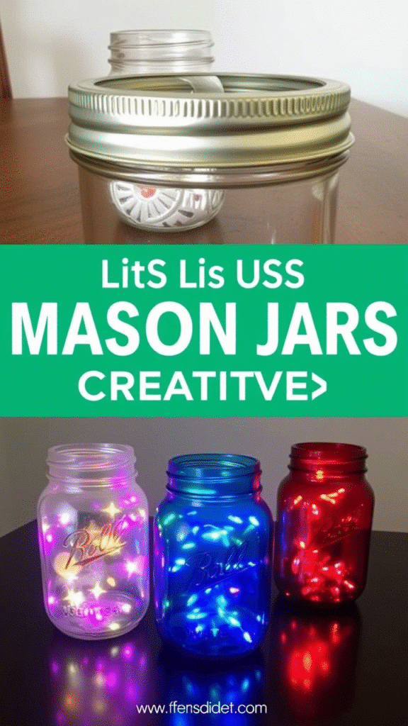 Use Mason Jars Creatively