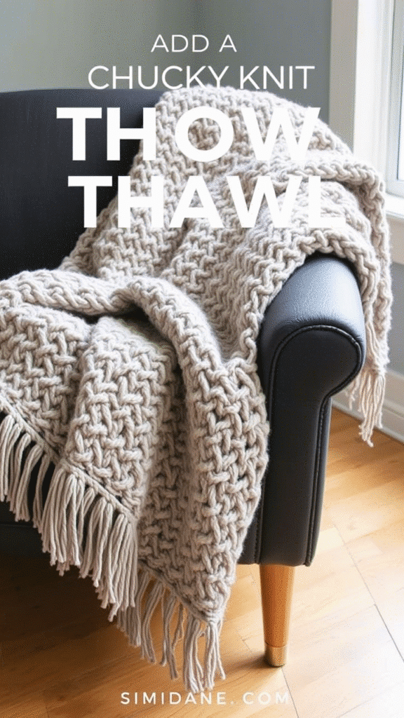 Chunky Knit Throw