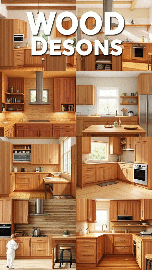 Diverse Wood Kitchen Designs