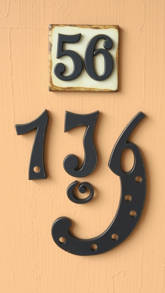 Funky House Numbers