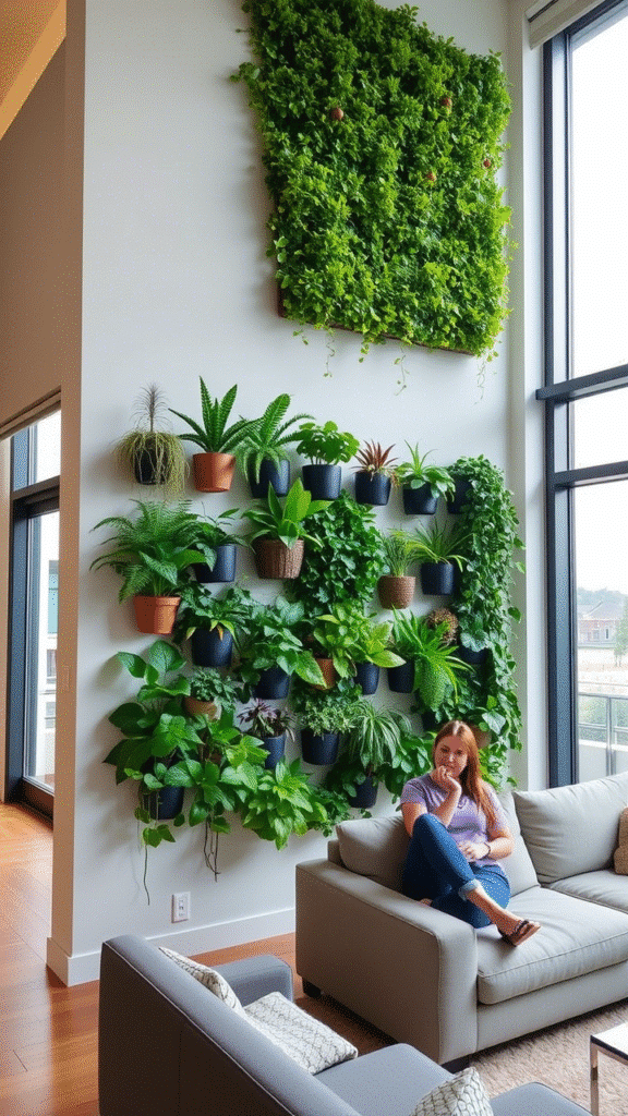 Plants Into Wall Design
