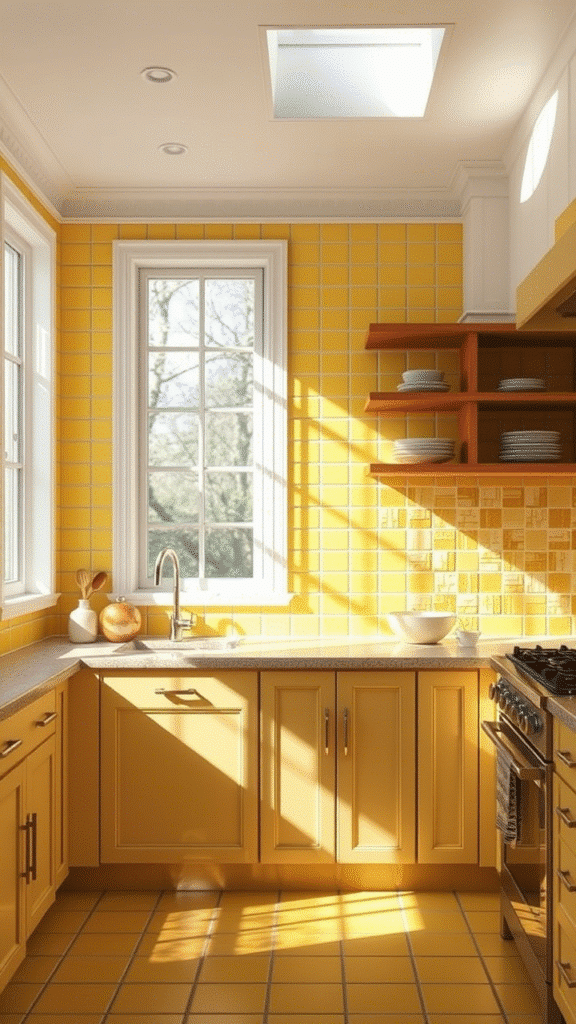 Add Yellow Through Tiles