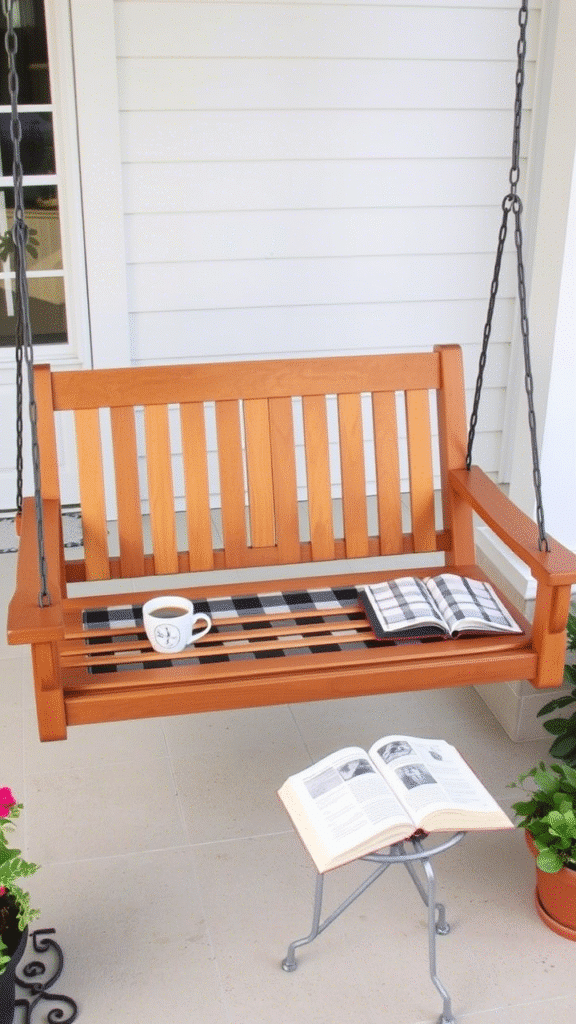 Swing With Side Tables