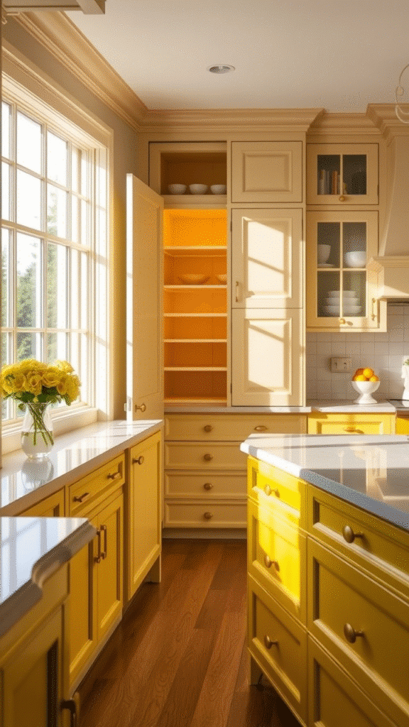 Yellow Cabinets