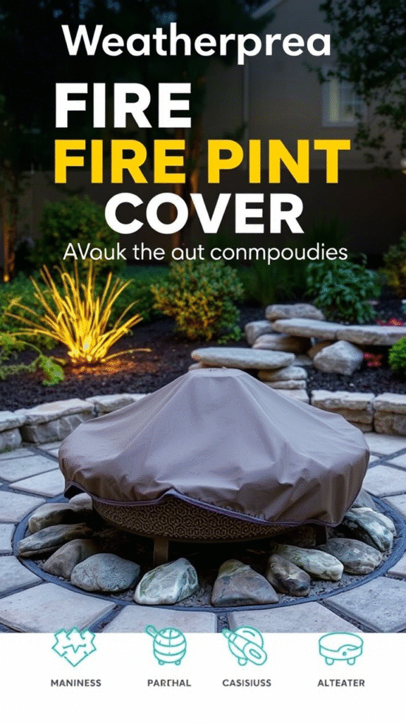 Fire Pit with Covers