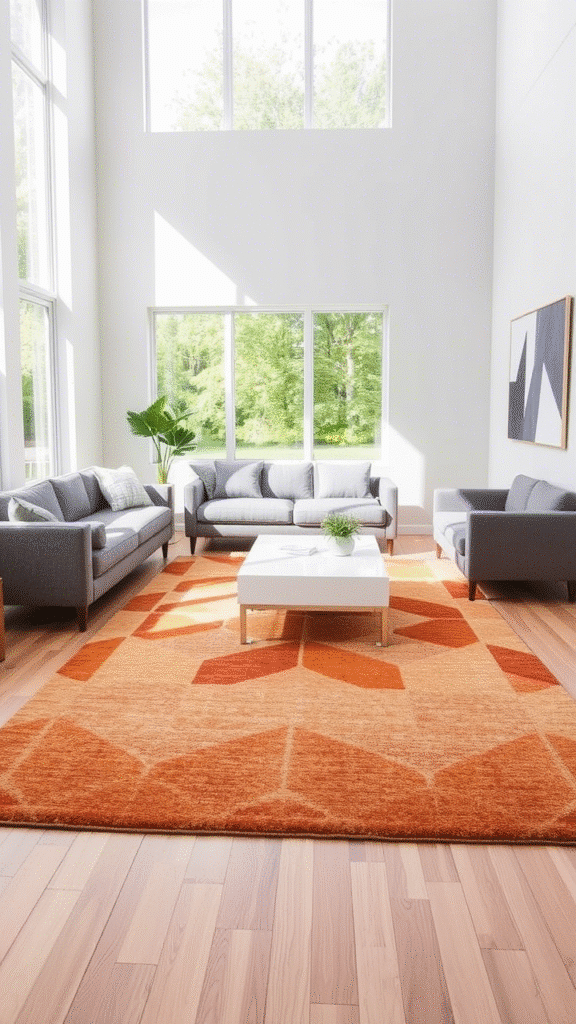 Incorporate a Statement Rug