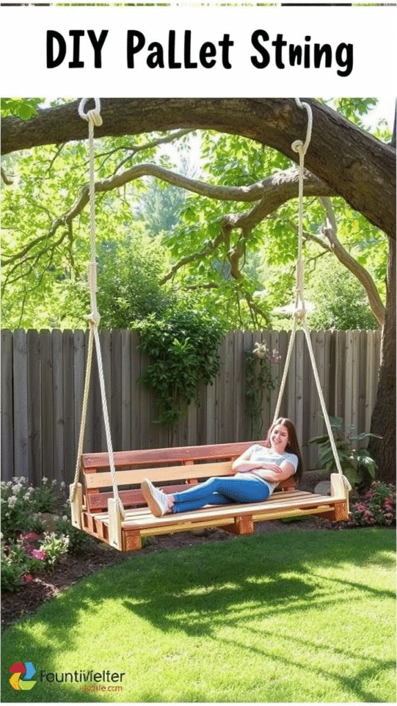 DIY Pallet Swing