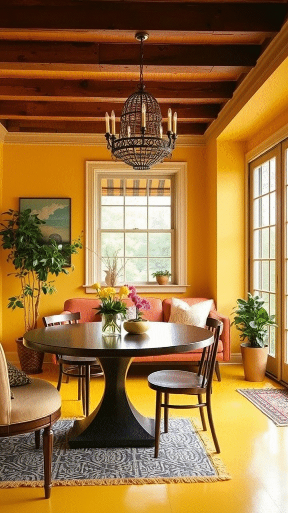 Yellow Floors and Ceilings