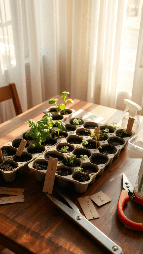 Egg Carton Starters