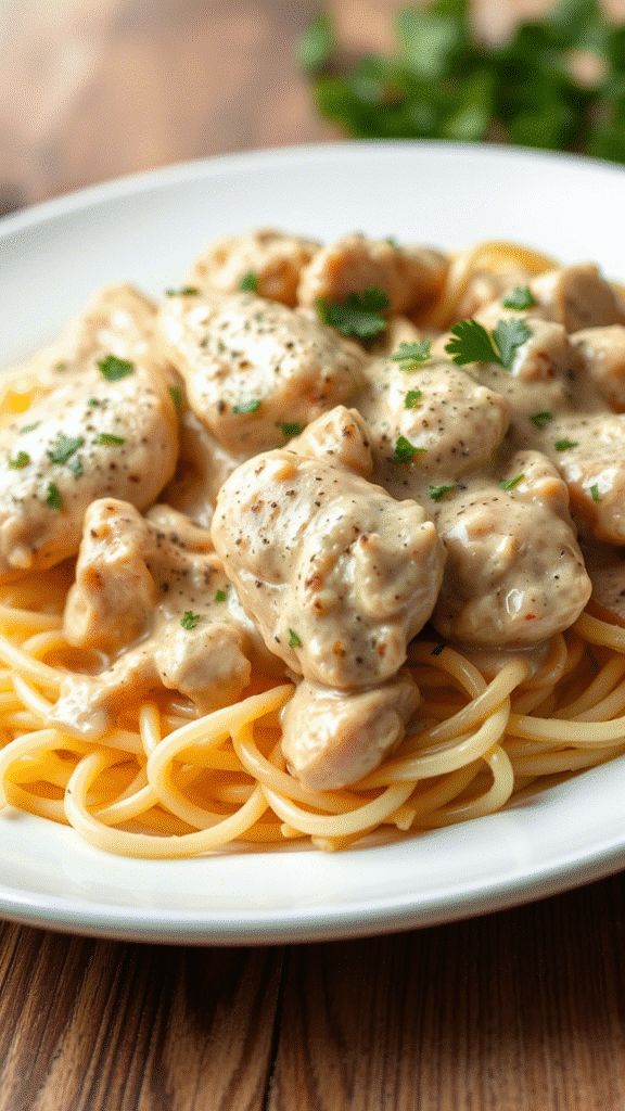 Chicken Stroganoff