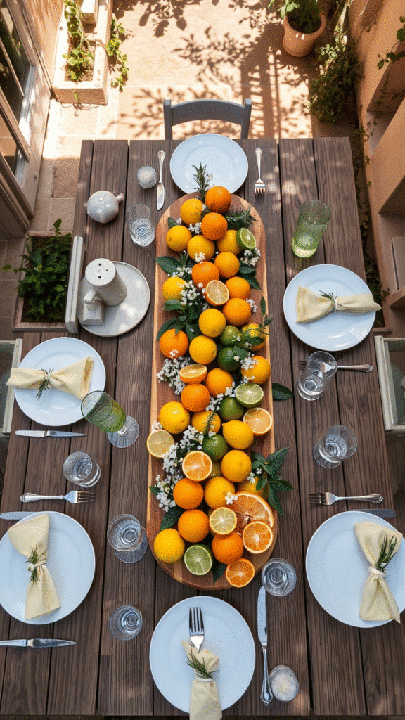 Citrus Centerpiece That Zings