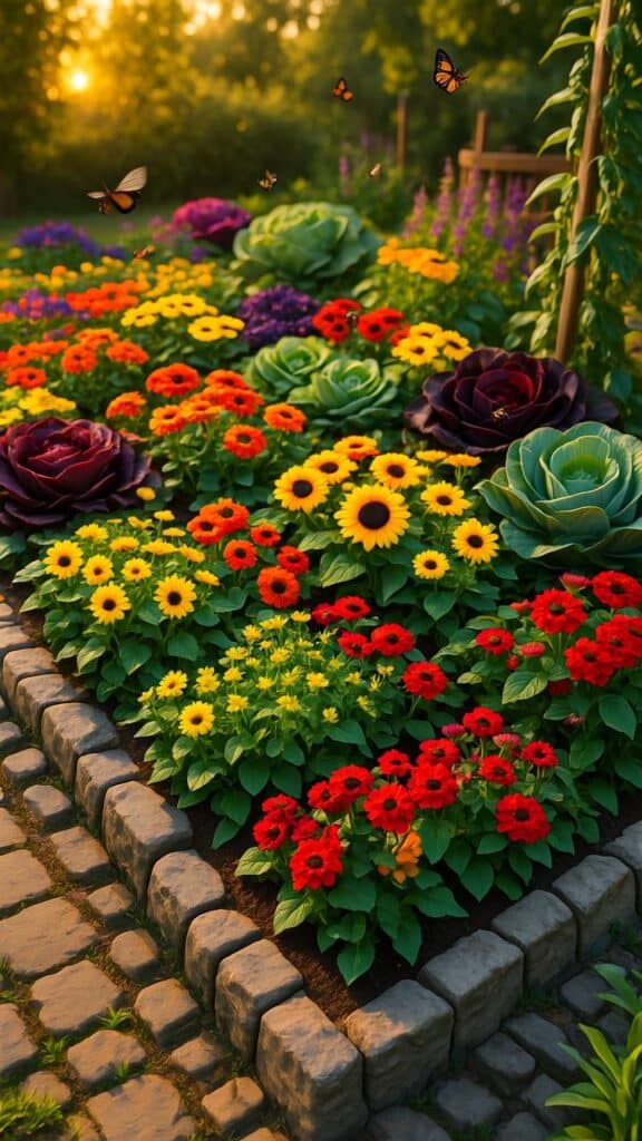 Mix Veggies with Flowers (Yes, Really)