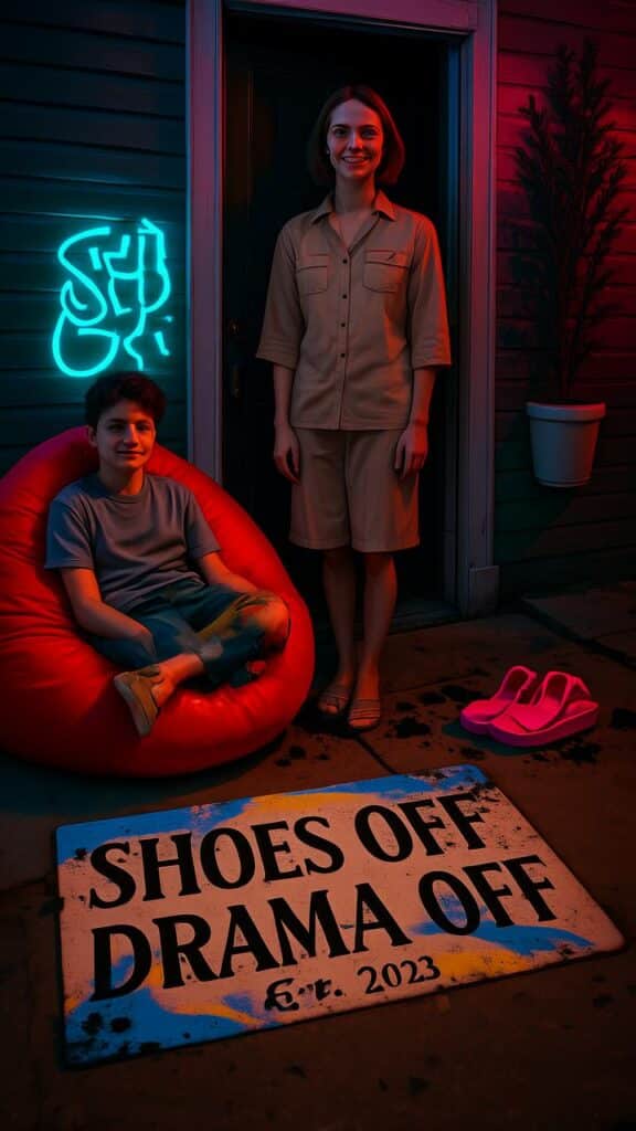 “Shoes Off, Drama Off” – Your Sassiest Creation Yet
