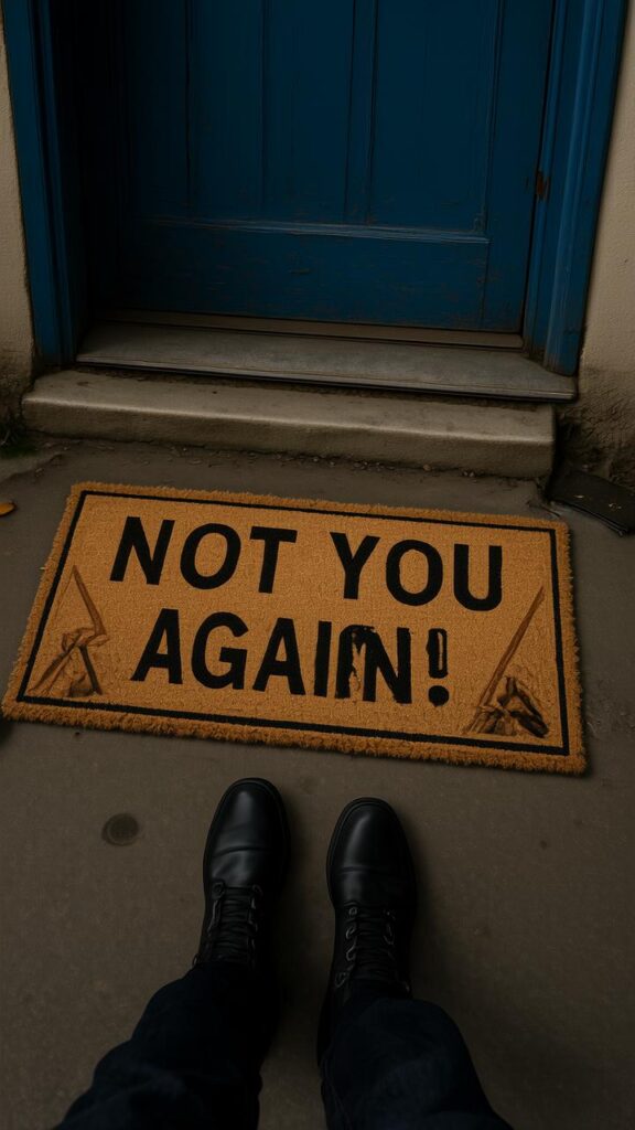 “Not You Again” – For That Level of Humor
