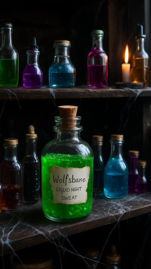 Potion Bottles Made From Junk