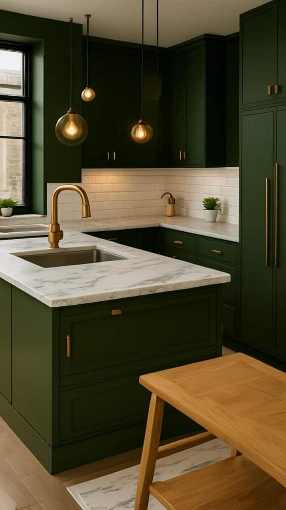 Deep Olive Green