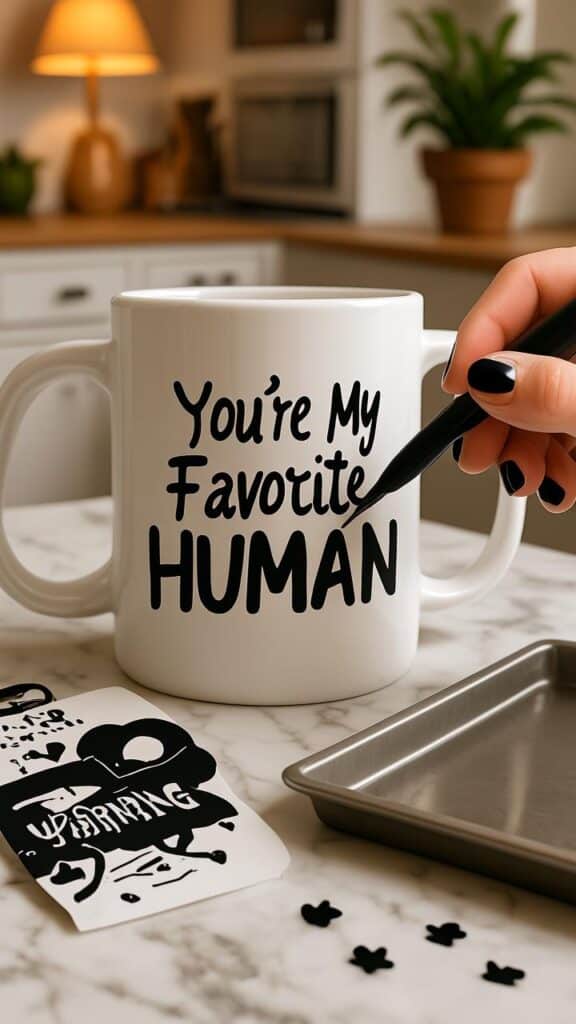 Personalized Mug with Sharpie
