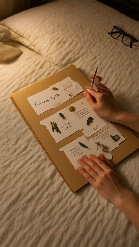 Memory Scrapbook with No Frills