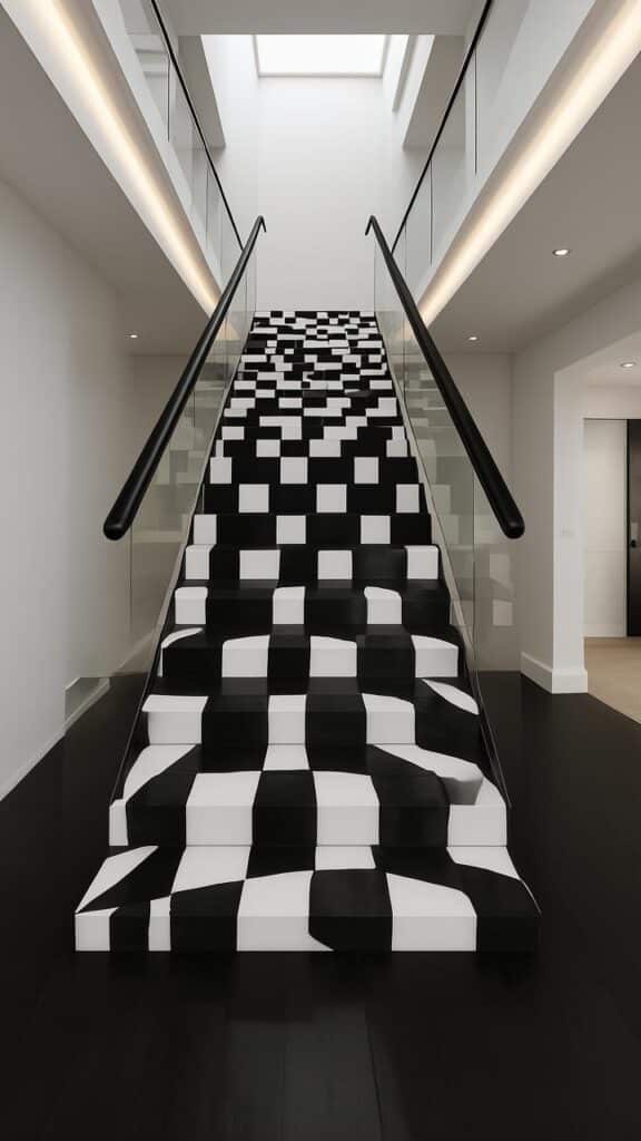The Checkerboard Stair Riser