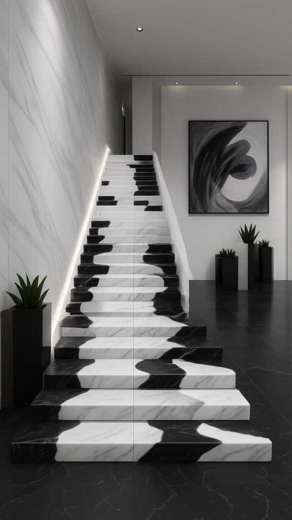 Minimalist Monochrome Marble