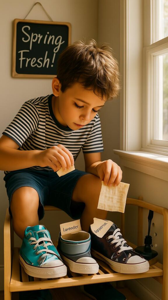 Deodorize Shoes with Tea Bags